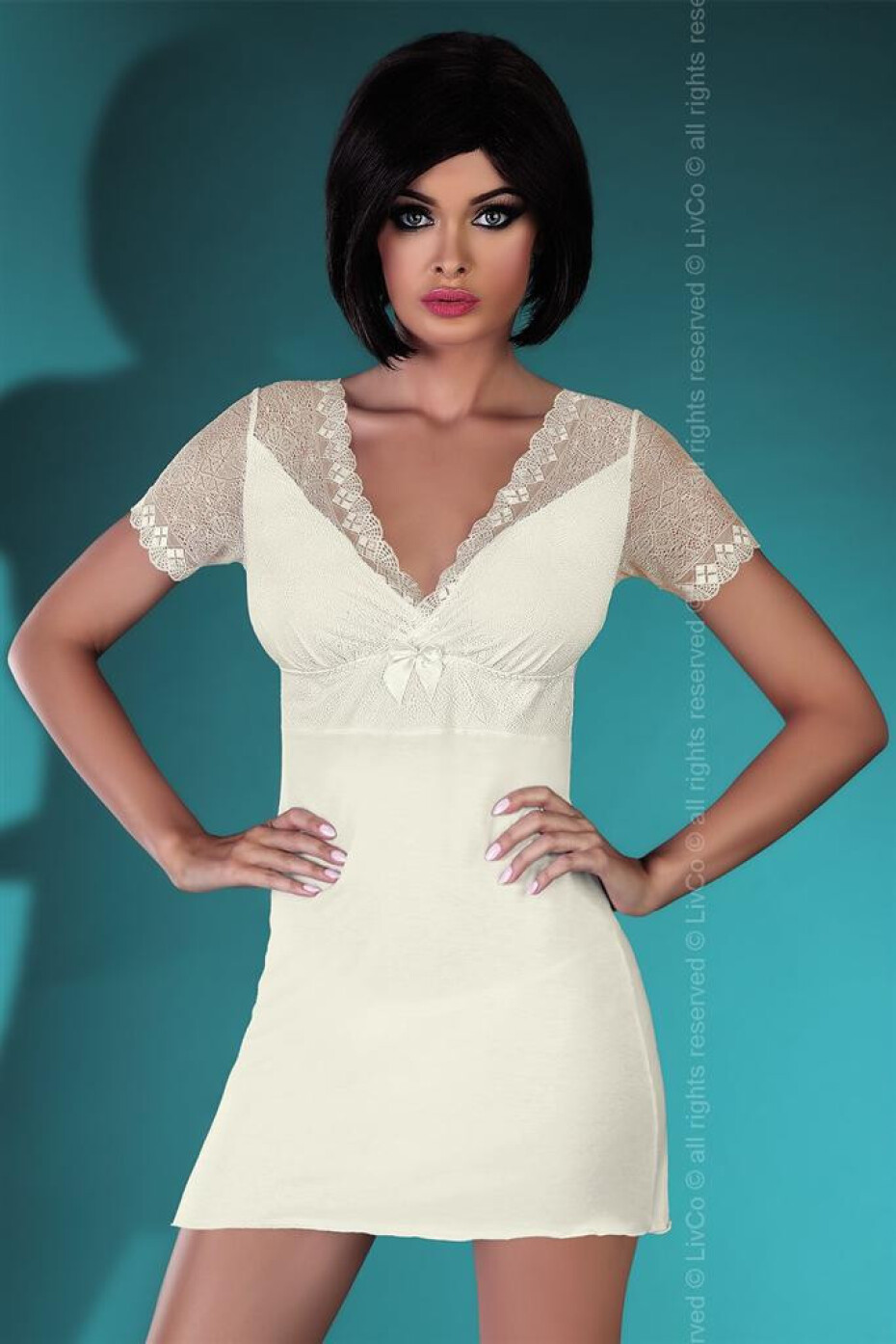 Košilka Babette - LivCo Corsetti krémová S/M - main (0)