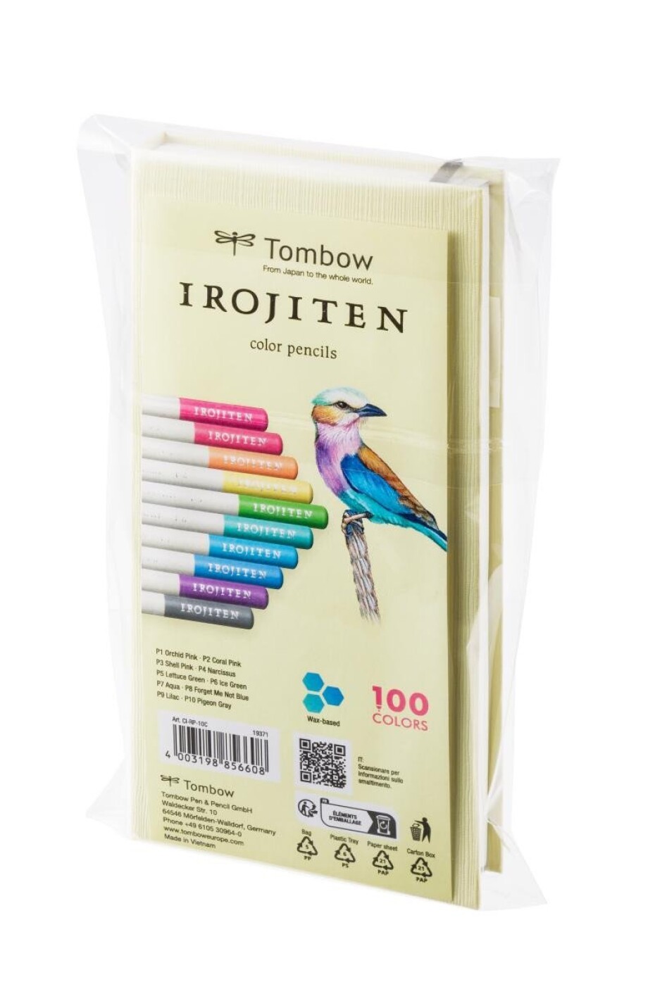 Tombow Pastelky IROJITEN - set Pale tone l, 10 odstínů - main (0)
