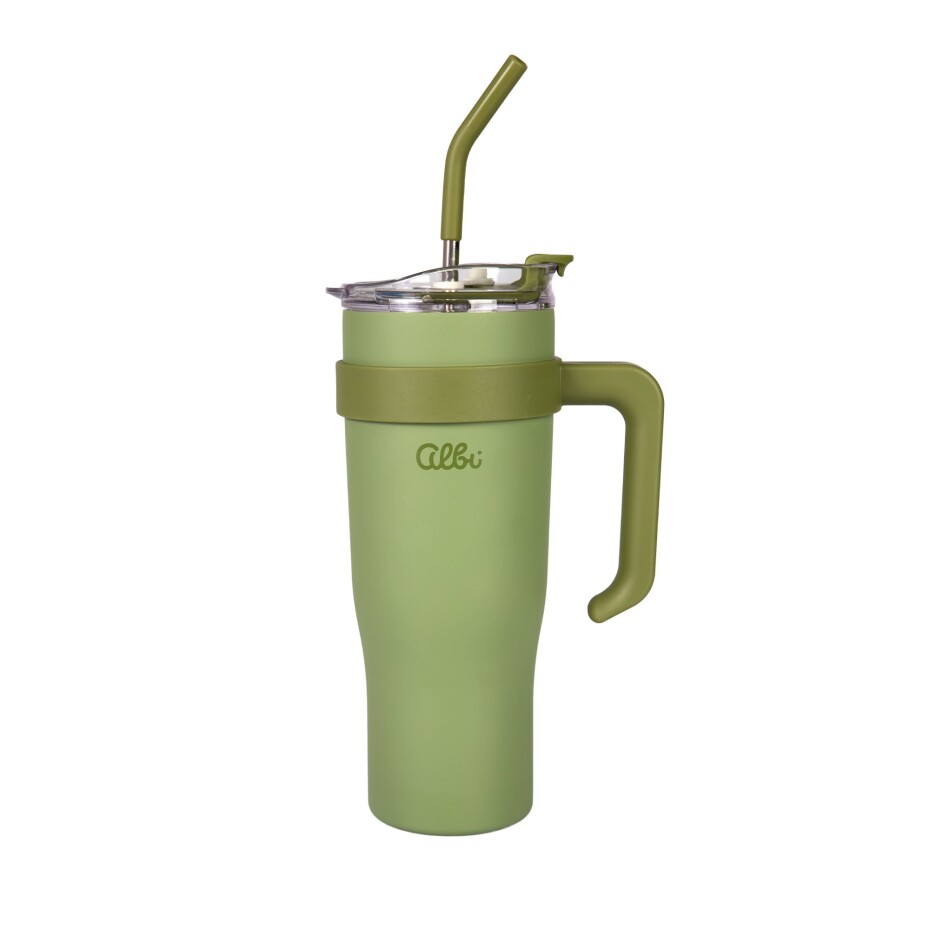 Zelený nerezový termohrnek XXL 1200 ml - Albi - main (0)