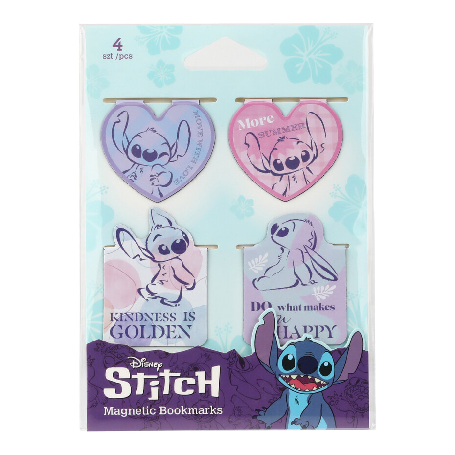 Colorino magnetická záložka Stitch Pastel 3, mix motivů, 4 ks - main (0)