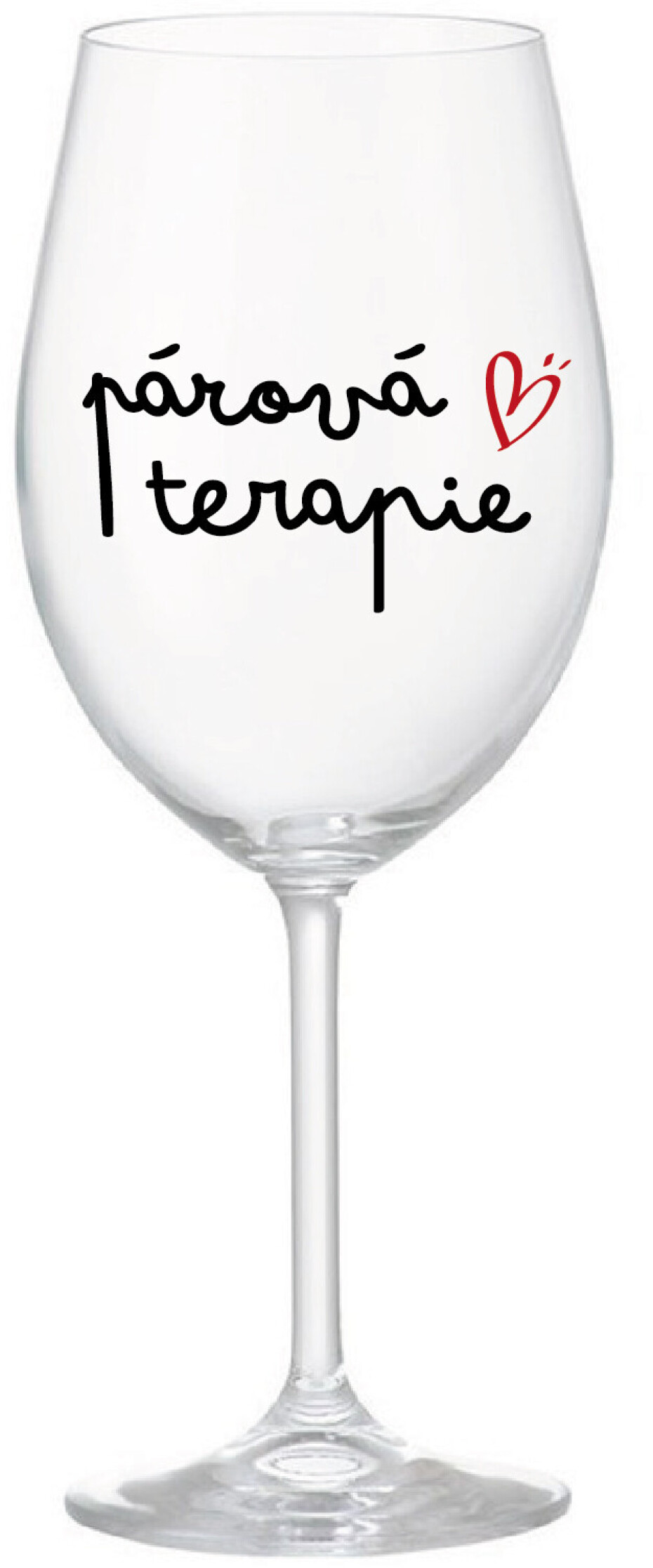 PÁROVÁ TERAPIE - čirá sklenice na víno 350 ml - main (0)