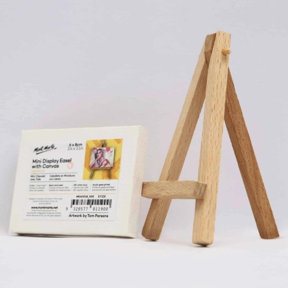 Mont Marte Miniplátno se stojánkem 0018, 6x8 cm - main (0)