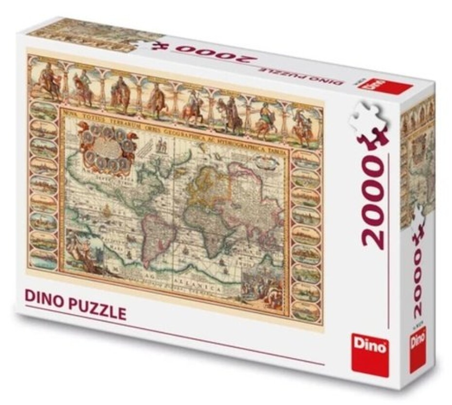 Puzzle Historická mapa světa 2000 dílků - main (0)