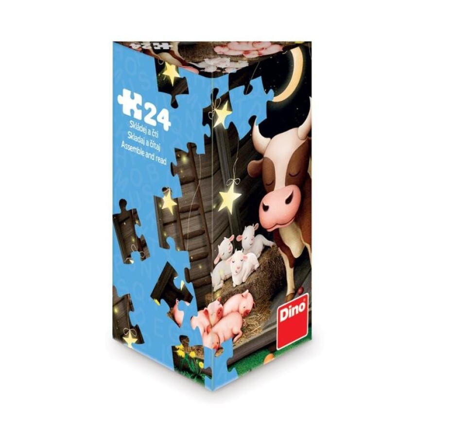 Puzzle triangl Zvířátka na farmě 24 dílků - main (0)