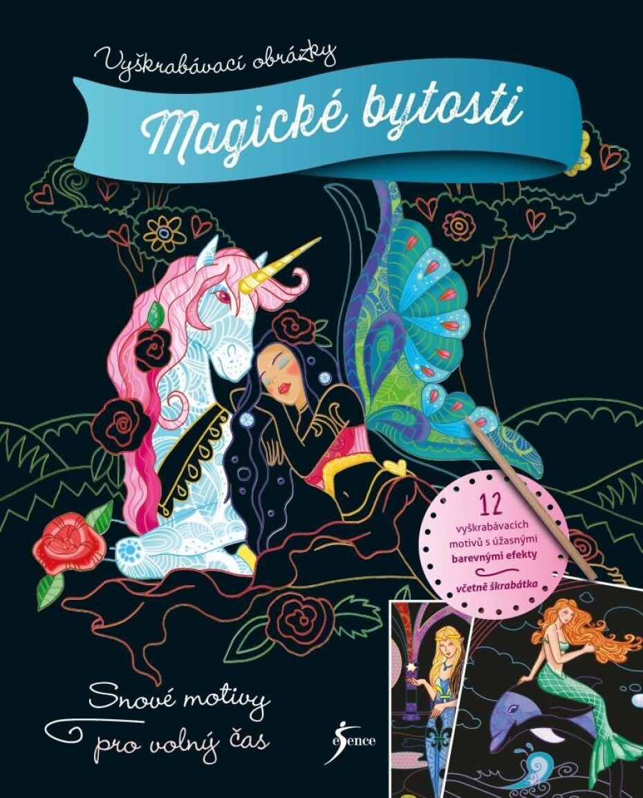 Vyškrabávací obrázky: Magické bytosti, 2.  vydání - main (0)