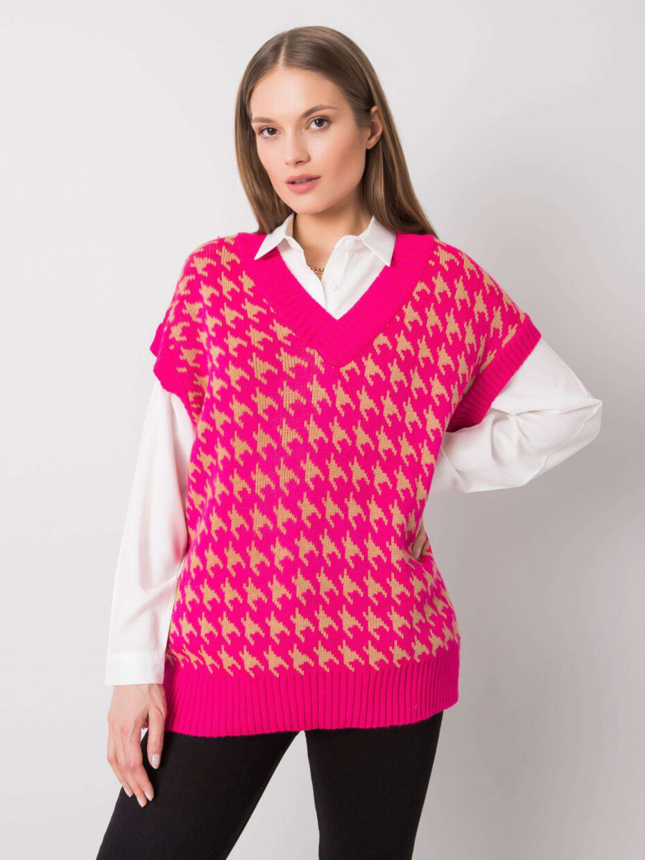 Dámský svetr 269 SW 16500.37 fluo růžový jedna velikost - main (6)