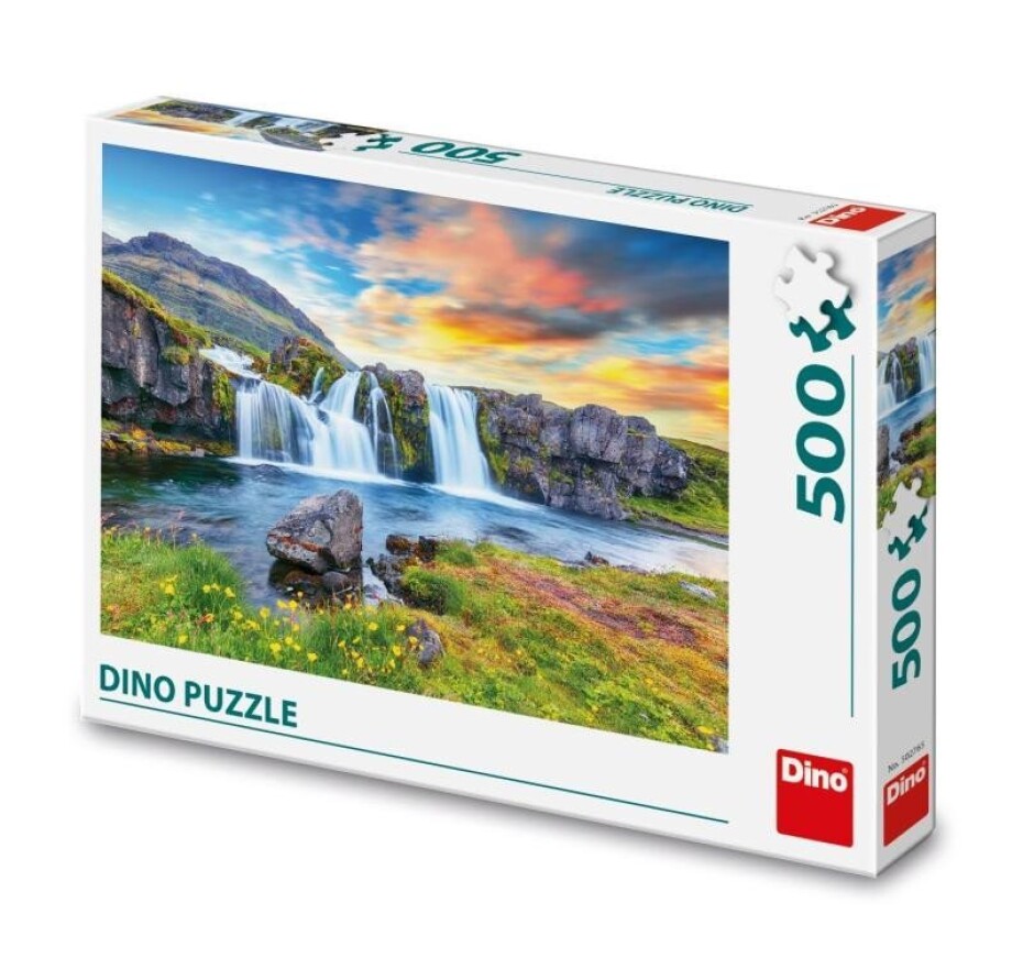 Puzzle Islandský vodopád 500 dílků - main (0)
