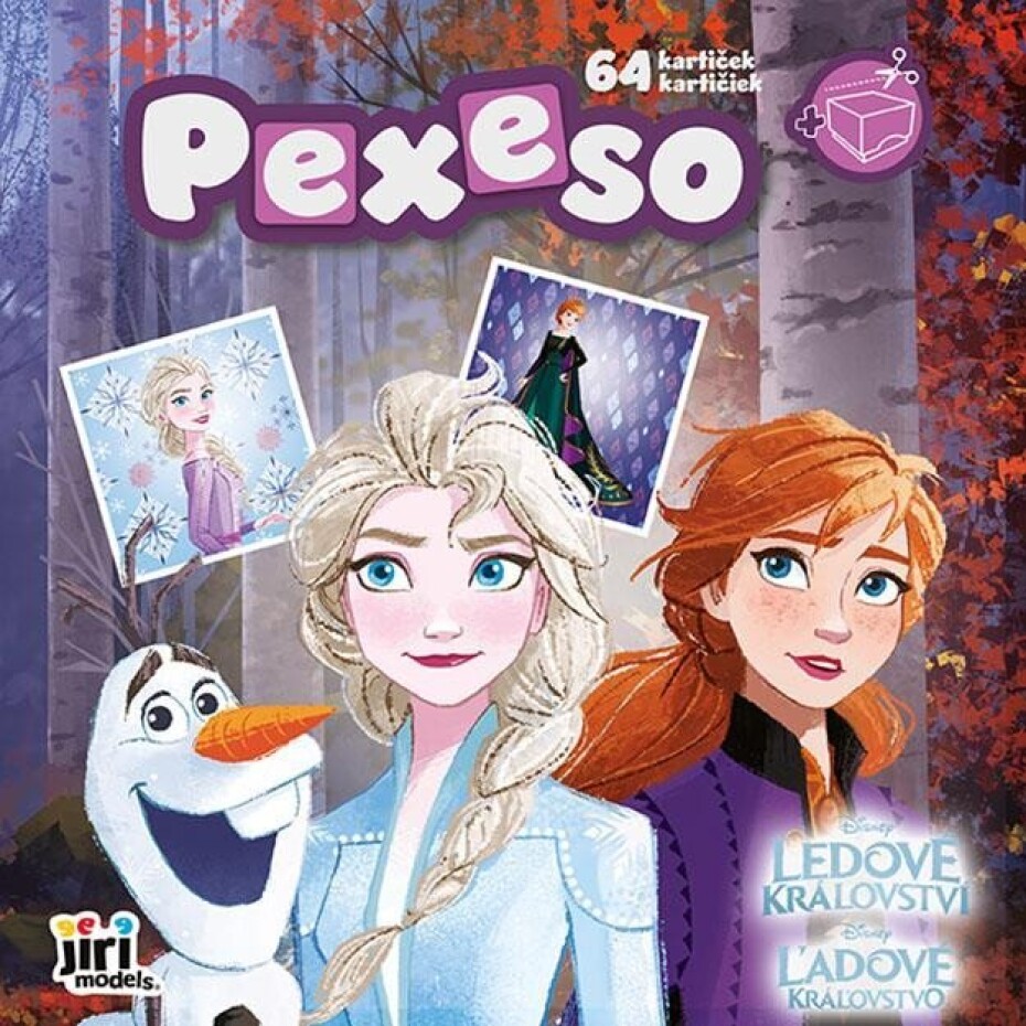 Pexeso v sešitu Ledové království - main (0)