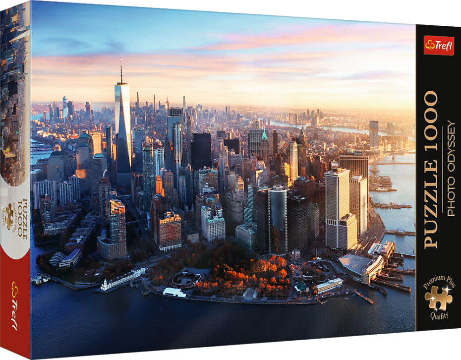 Puzzle Premium Plus: Photo Odyssey - Manhattan, New York 1000 dílků - Trefl - main (0)