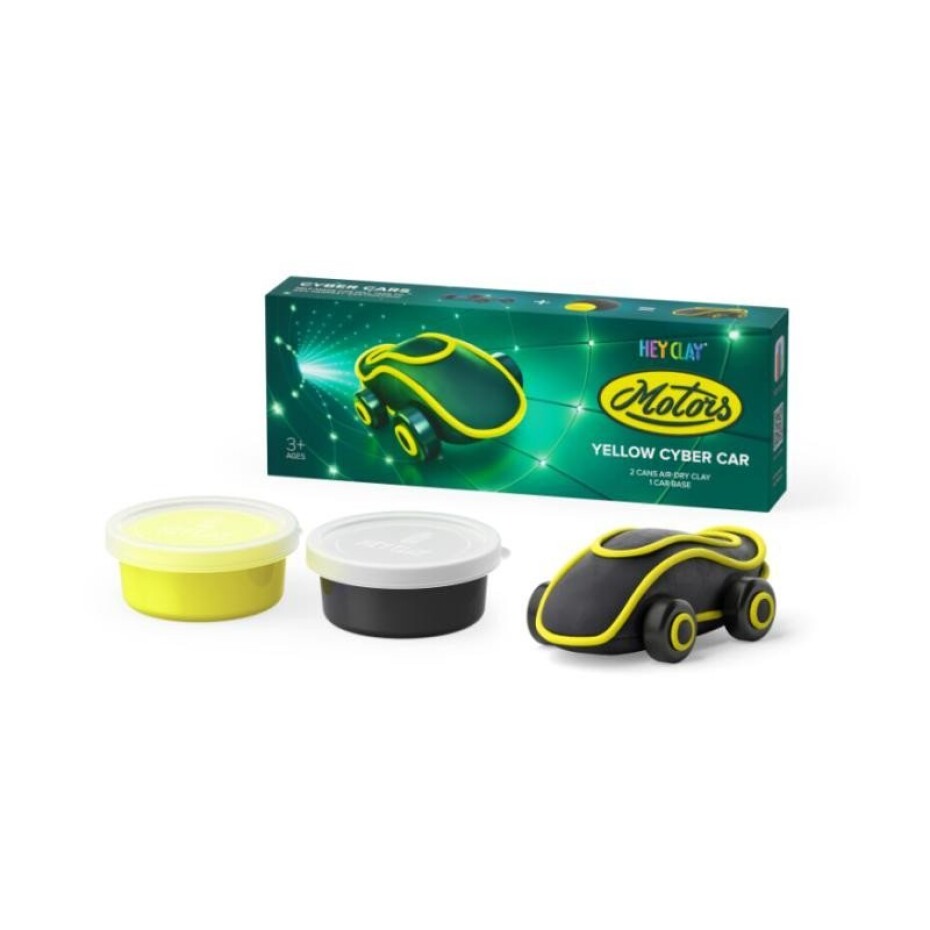 Hey Clay Kreativní sada - Cyber Auto žluté - TM Toys - main (0)