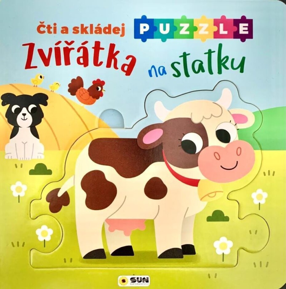 Čti a Skládej Puzzle Zvířátka na statku - main (0)