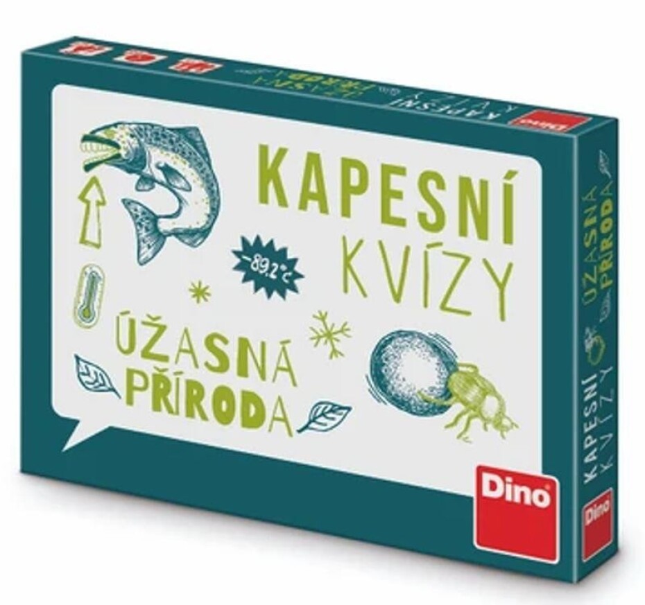 Kapesní kvízy Úžasná příroda - cestovní hra - Dino - main (0)