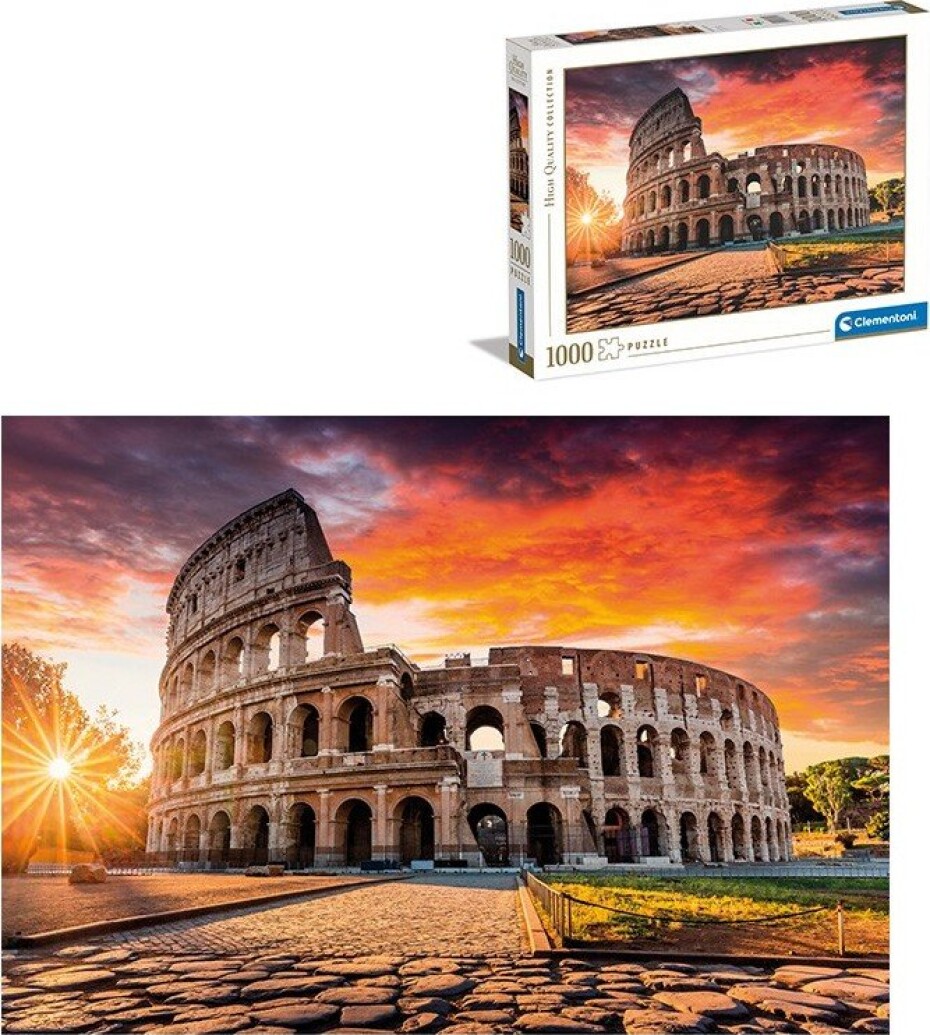 Puzzle Západ slunce v Římě 1000 dílků - Clementoni - main (0)