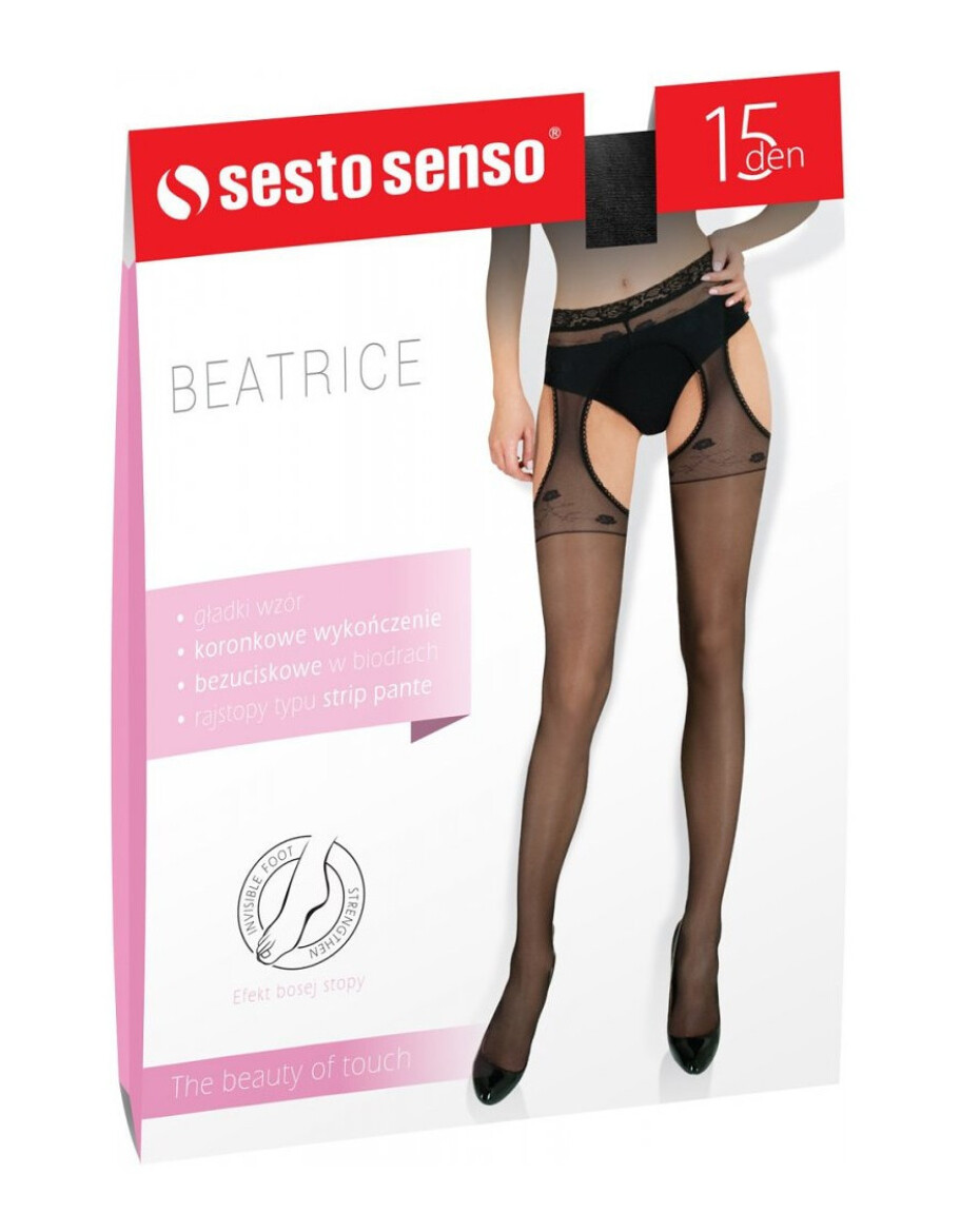 Dámské punčochové kalhoty Sesto Senso Beatrice 15 den černá 2-S - main (1)
