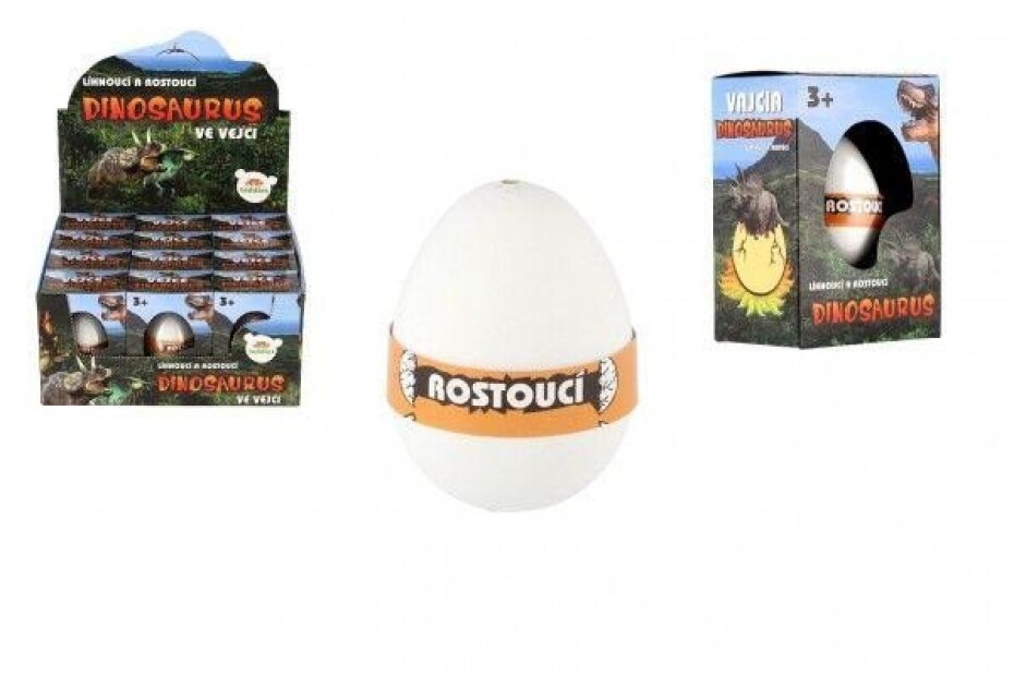 Vejce líhnoucí a rostoucí dinosaurus 6 cm - main (0)