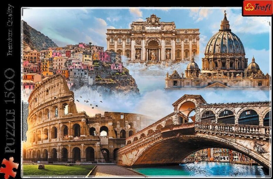 Puzzle Oblíbená místa: Itálie/1500 dílků - main (0)