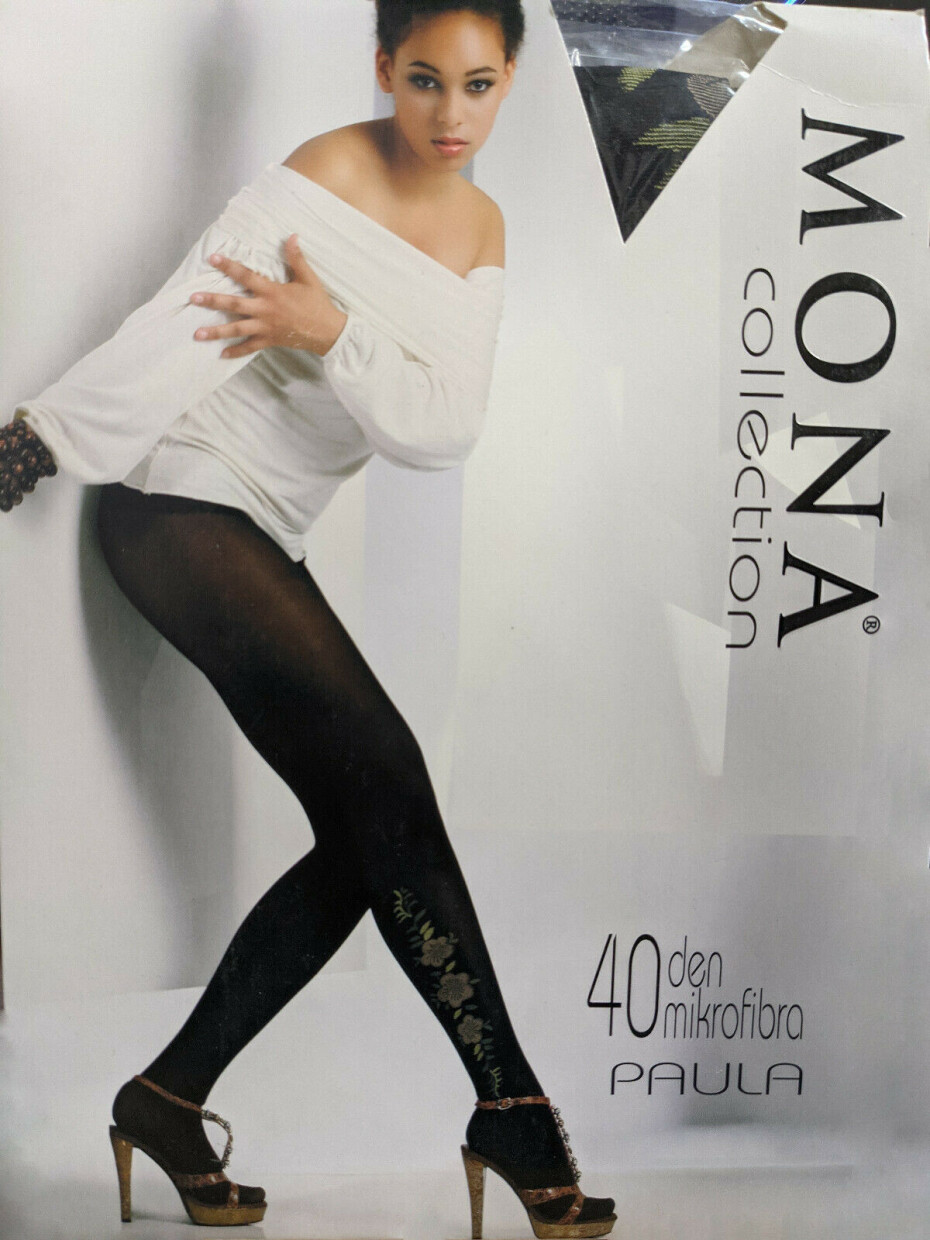 Punčochové kalhoty Paula - Mona S černá - main (0)