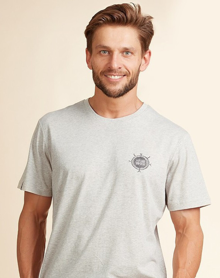 Pánské pyžamo Key MNS 717 A22 M-2XL béžová M - main (1)