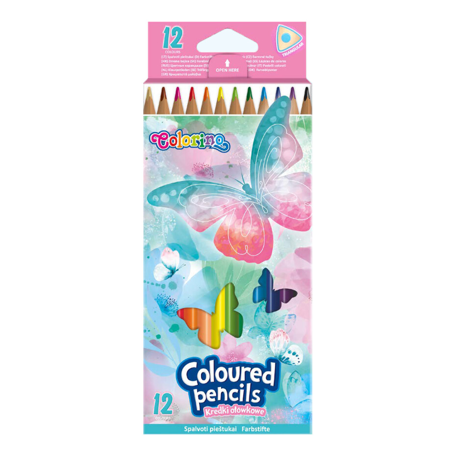 Colorino Pastelky trojhranné - Follow your Dreams (12 barev) - main (0)