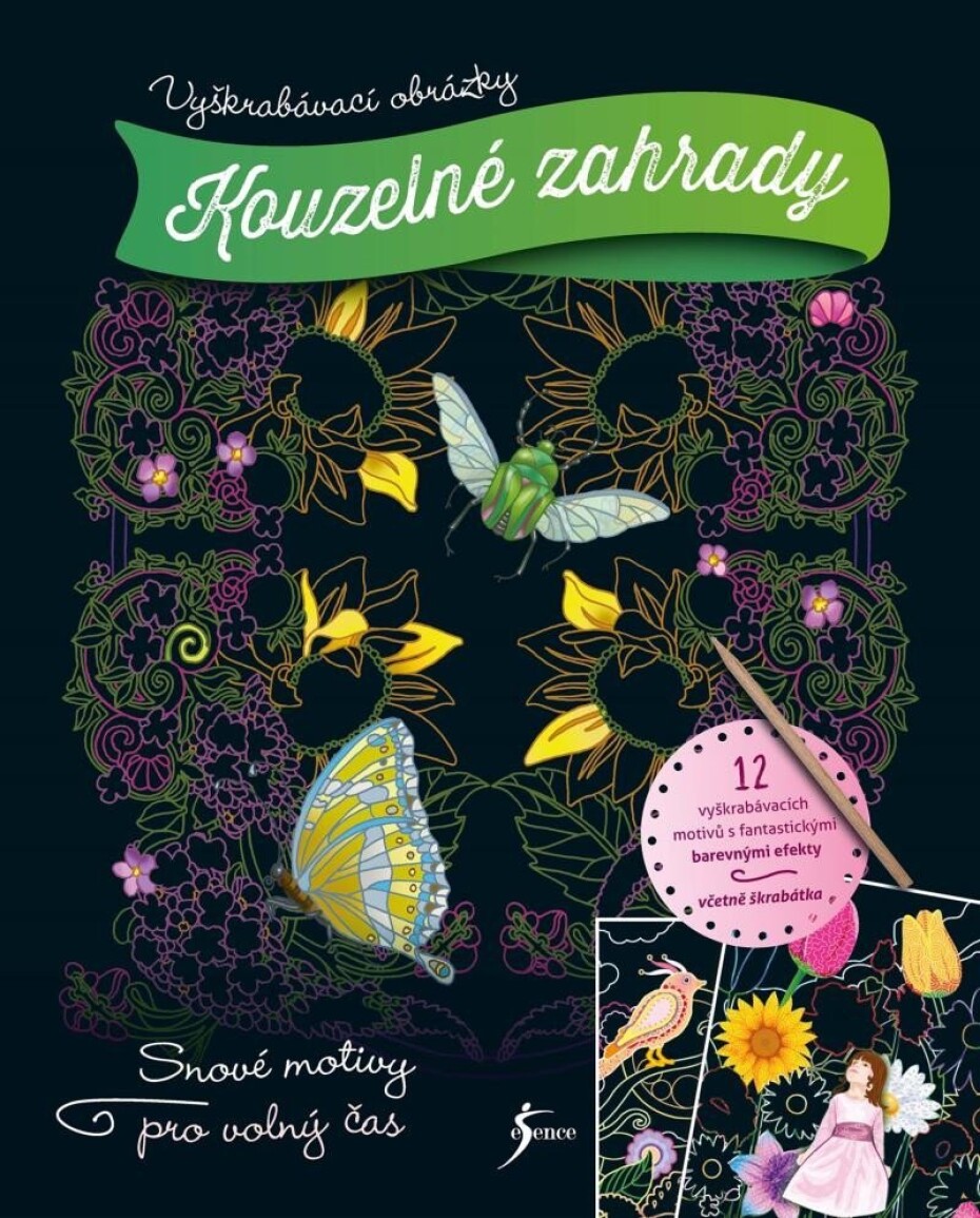 Vyškrabávací obrázky: Kouzelné zahrady, 2.  vydání - main (0)