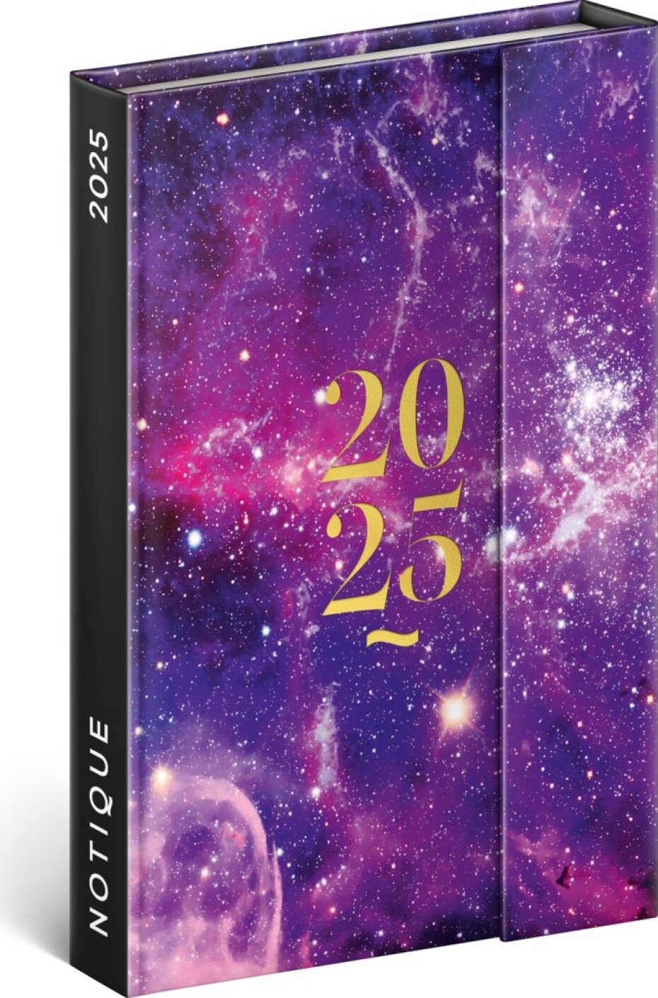 NOTIQUE Týdenní magnetický diář Galaxie 2025, 11 x 16 cm - main (0)