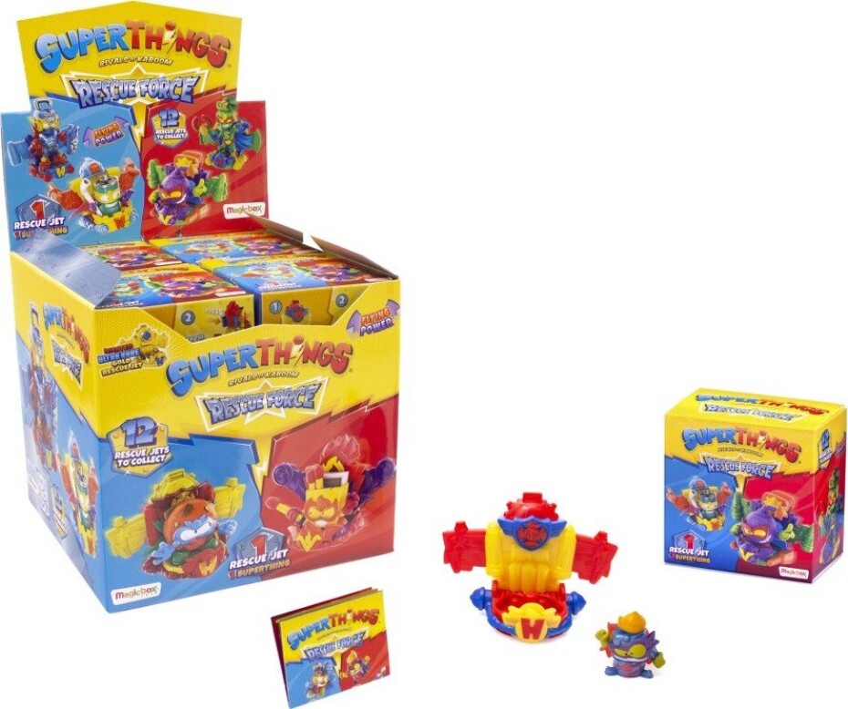 Superthings Sada figurek  Rescue Force jet s příslušenstvím (mix motivů) - Alltoys - main (0)