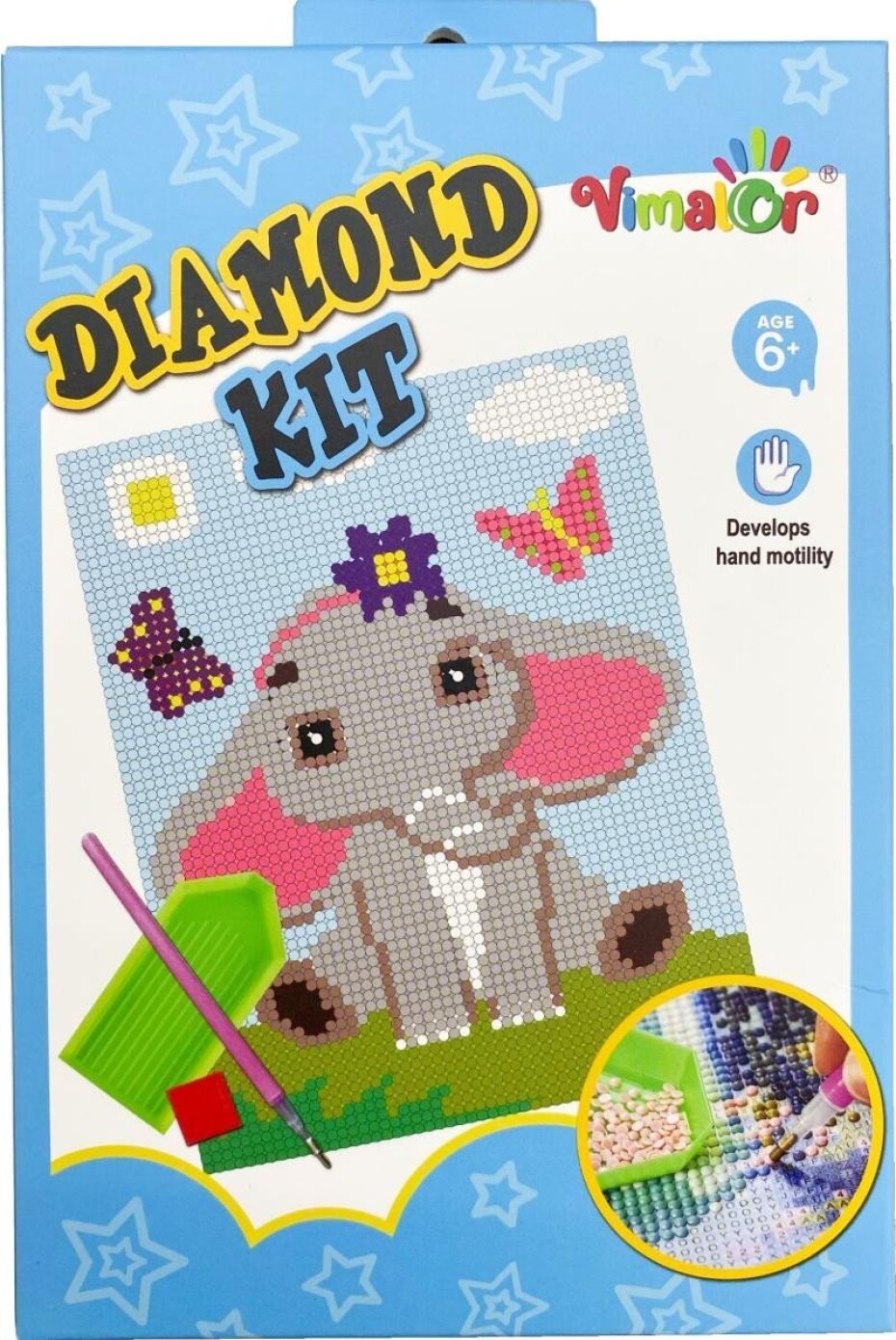 Diamantové malování - Baby Slon - main (0)