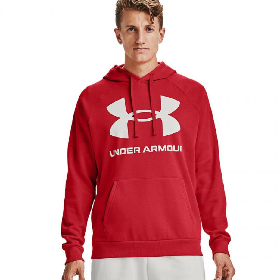 Pánská mikina 1357093 608 červená - Under Armour červená-bílá 3XL - main (1)
