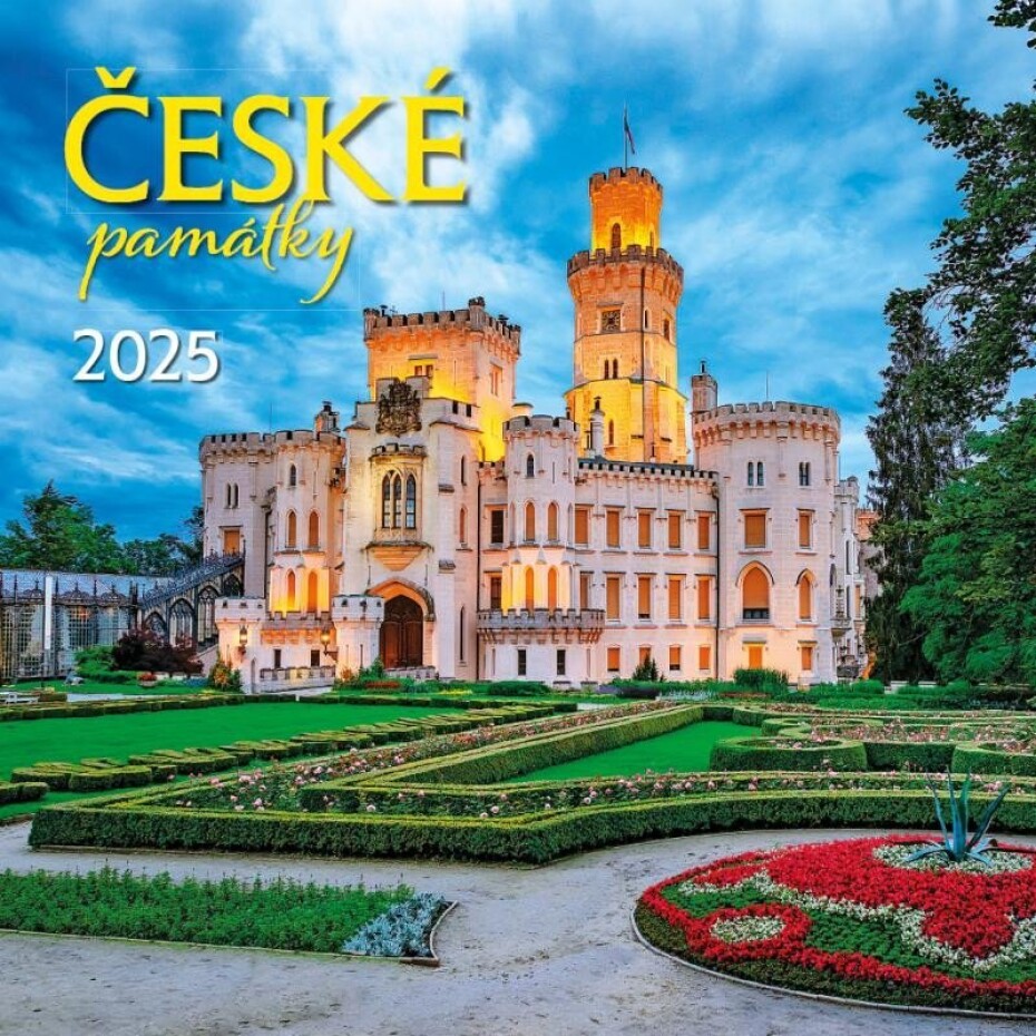 Kalendář 2025 České památky, nástěnný, 33 x 33 cm - main (0)