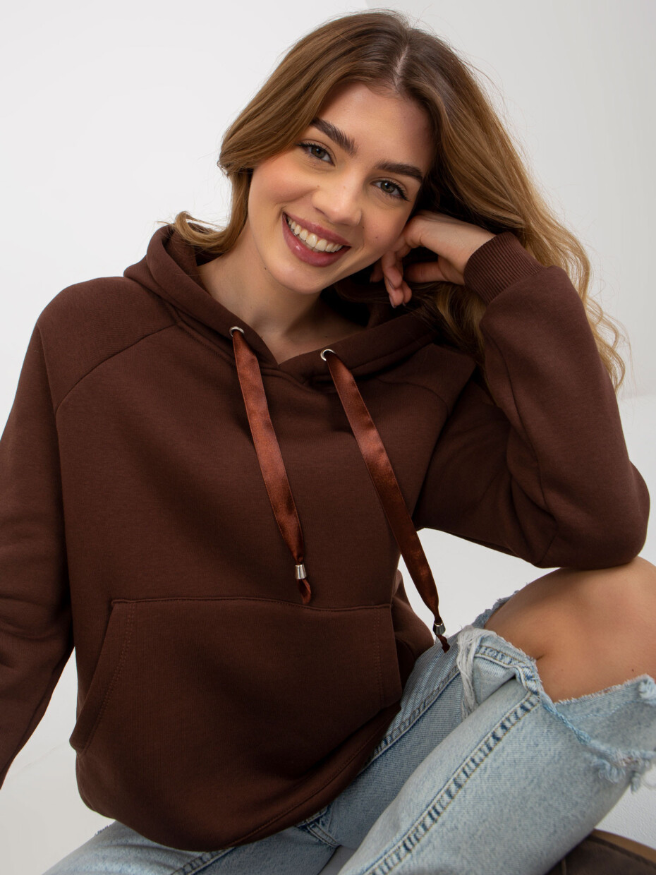 Mikina TW BL 1003.95P tmavě hnědá XL - main (7)