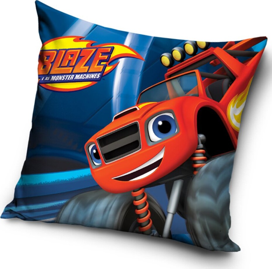 Dětský polštářek Plamínek a Čtyřkoláci Rudý Monster Truck - main (0)