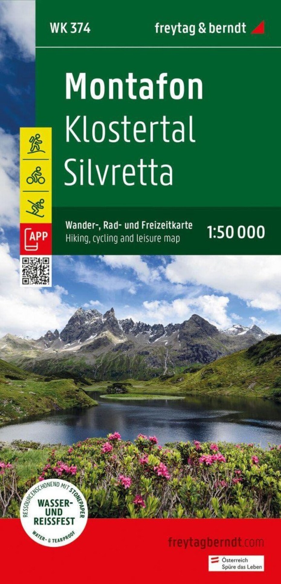 Montafon 1:50 000 / turistická, cyklistická a rekreační mapa - main (0)