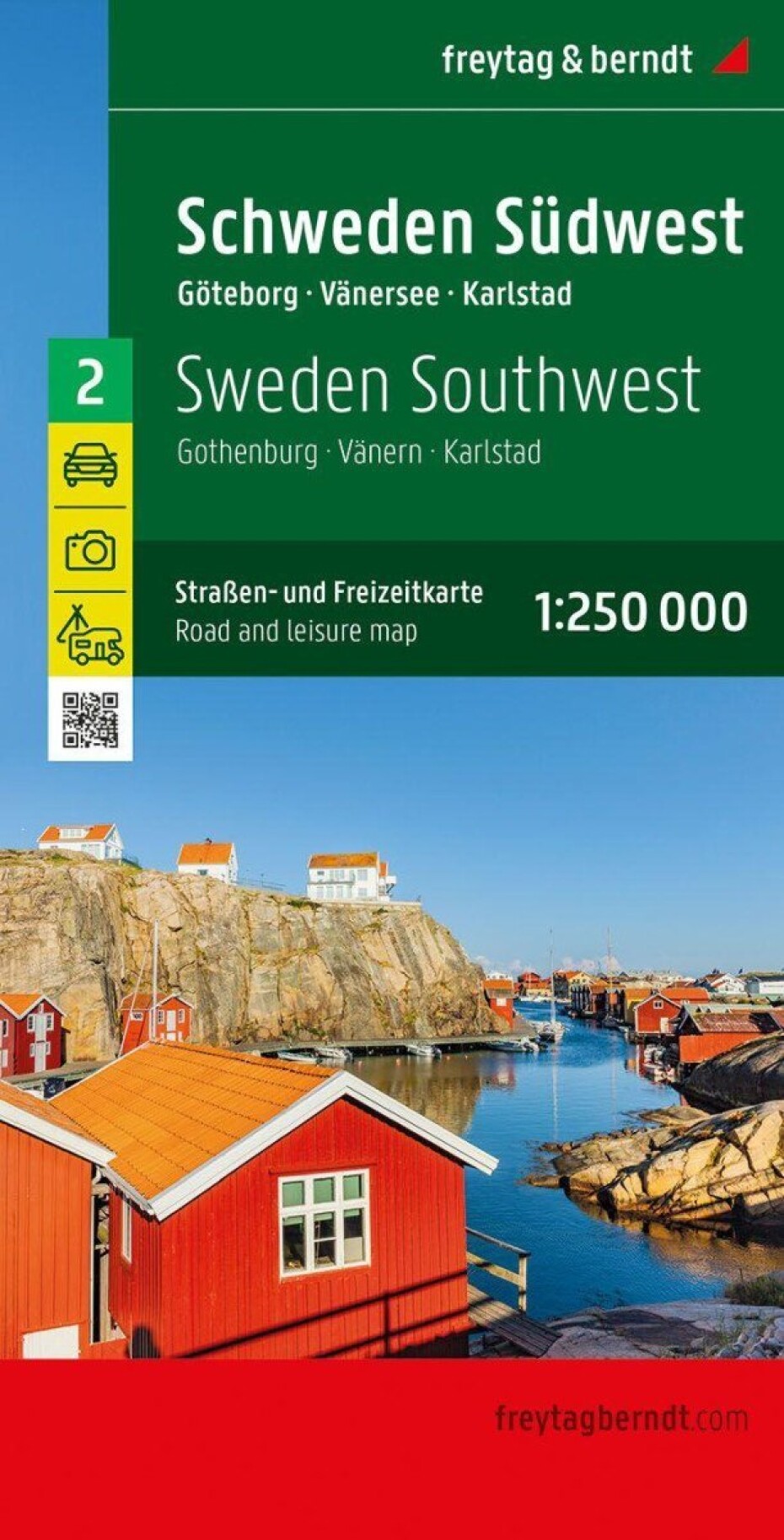Švédsko jihozápad 1:250 000 / automapa - main (0)