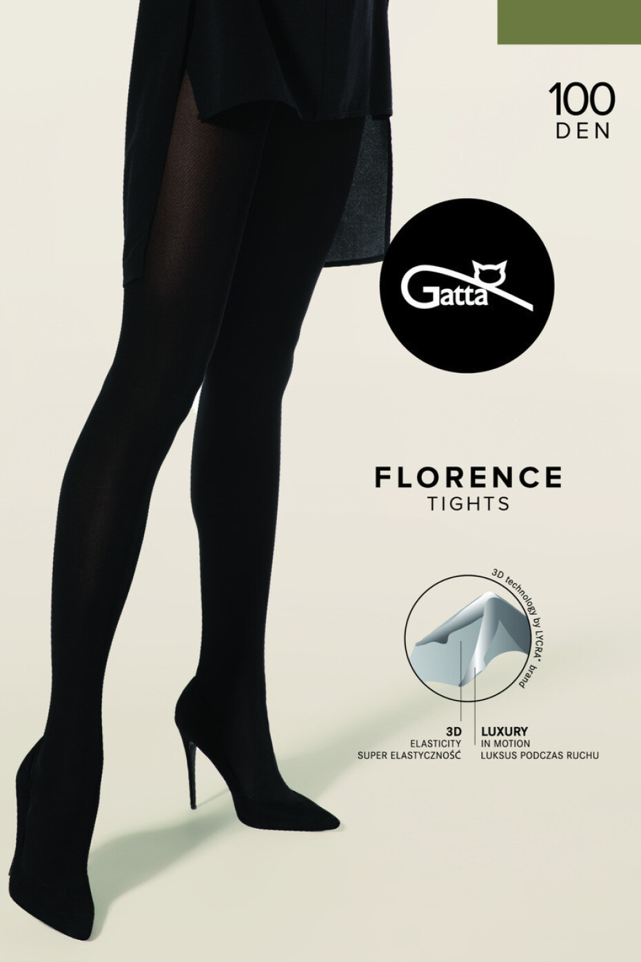 FLORENCE 100 - Dámské punčochové kalhoty - GATTA nero 3-M - main (1)