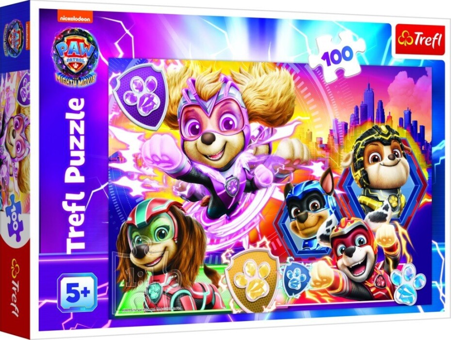 Puzzle Tlapková patrola: Mocní psí hrdinové 100 dílků - Tolo - main (0)