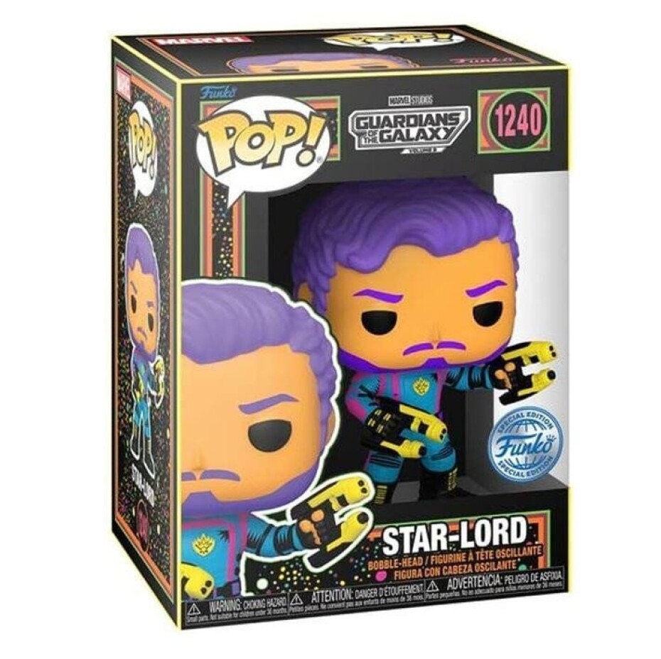 Funko POP Vinyl: Guardians of the Galaxy 3- Star Lord (BlackLight limited exclusive edition) - main (0)