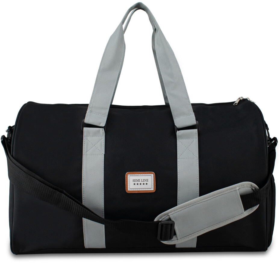 Fitness taška Semiline A3031-3 Black 52 cm x 27 cm x 30 cm - main (1)