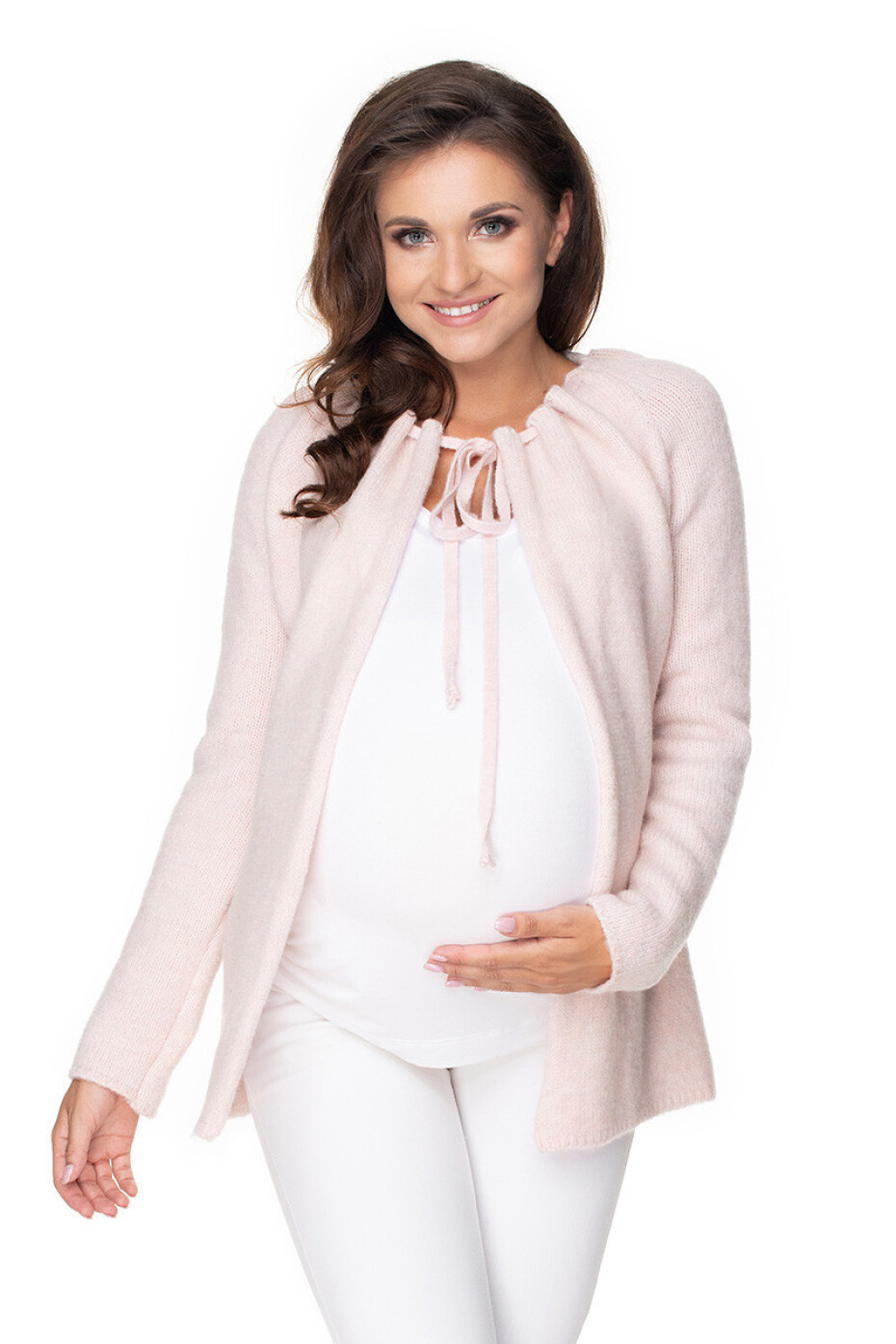 Těhotenské vesta 30074 -  PeeKaBoo UNI pudr - main (1)