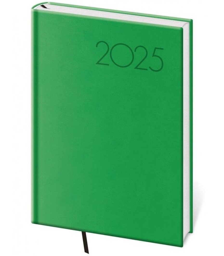 Diář 2025 Print Pop denní A5 světle zelená - main (0)