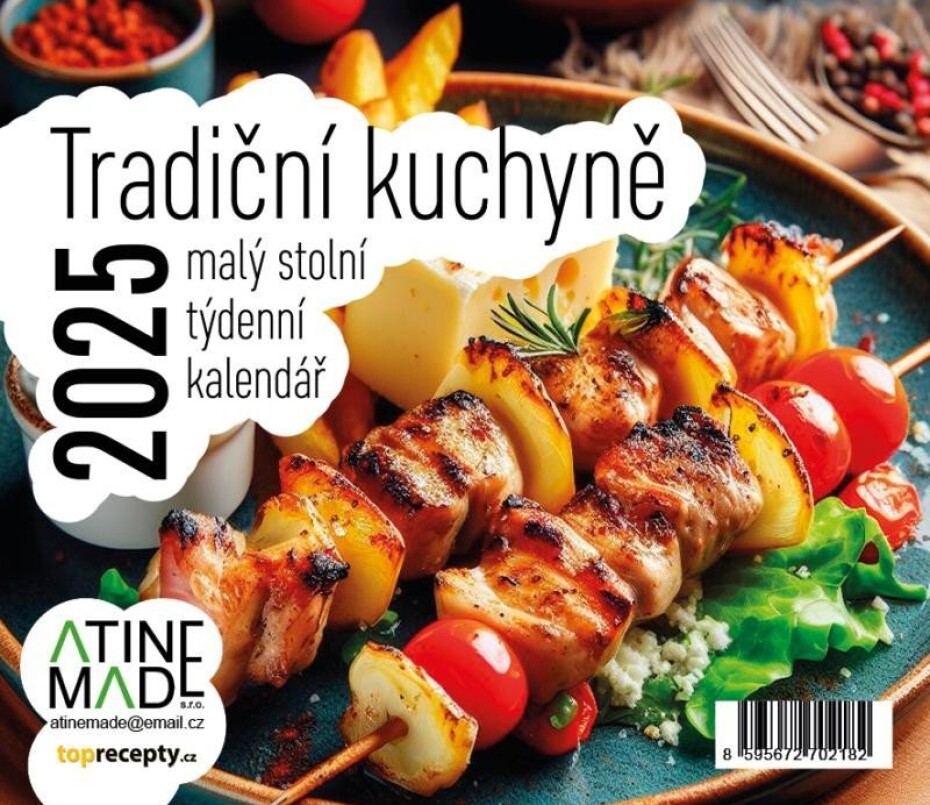 Kalendář 2025 Tradiční kuchyně, stolní, týdenní, 150 x 130 mm - main (0)