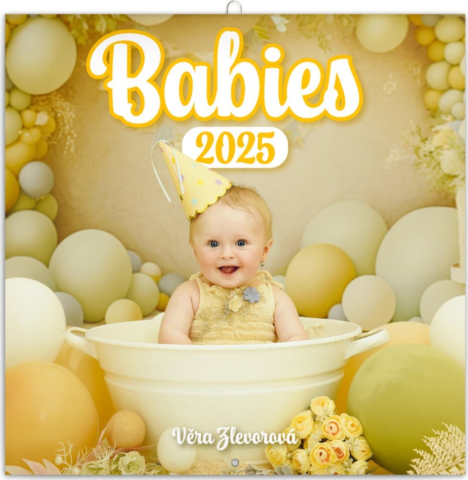 Kalendář 2025 poznámkový: Babies - Věra Zlevorová, 30 × 30 cm - main (0)