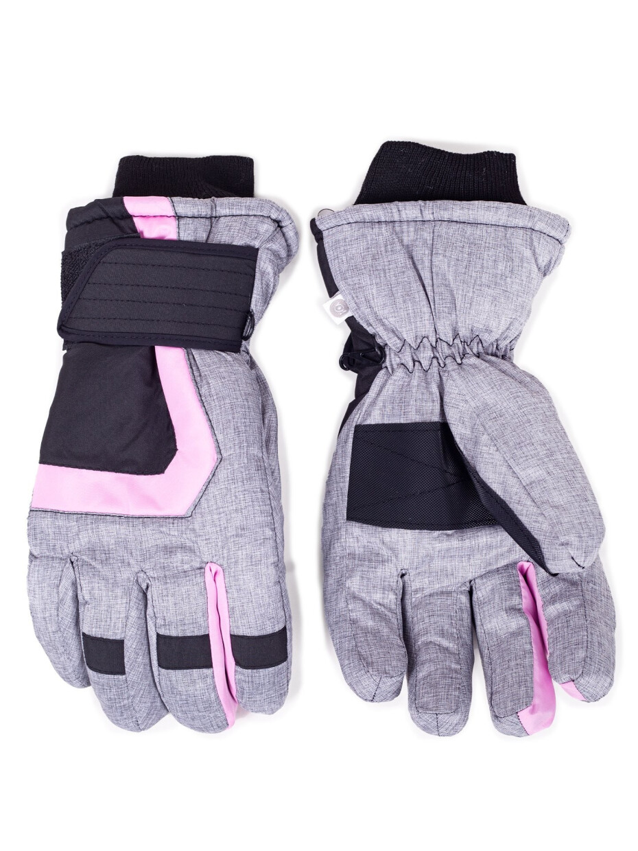 Dámské zimní lyžařské rukavice Yoclub REN-0261K-A150 Grey 20 - main (1)