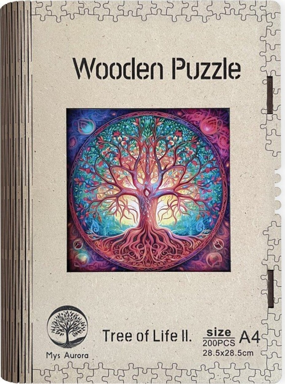 Dřevěné puzzle/Strom života II A4 - Emitex - main (0)