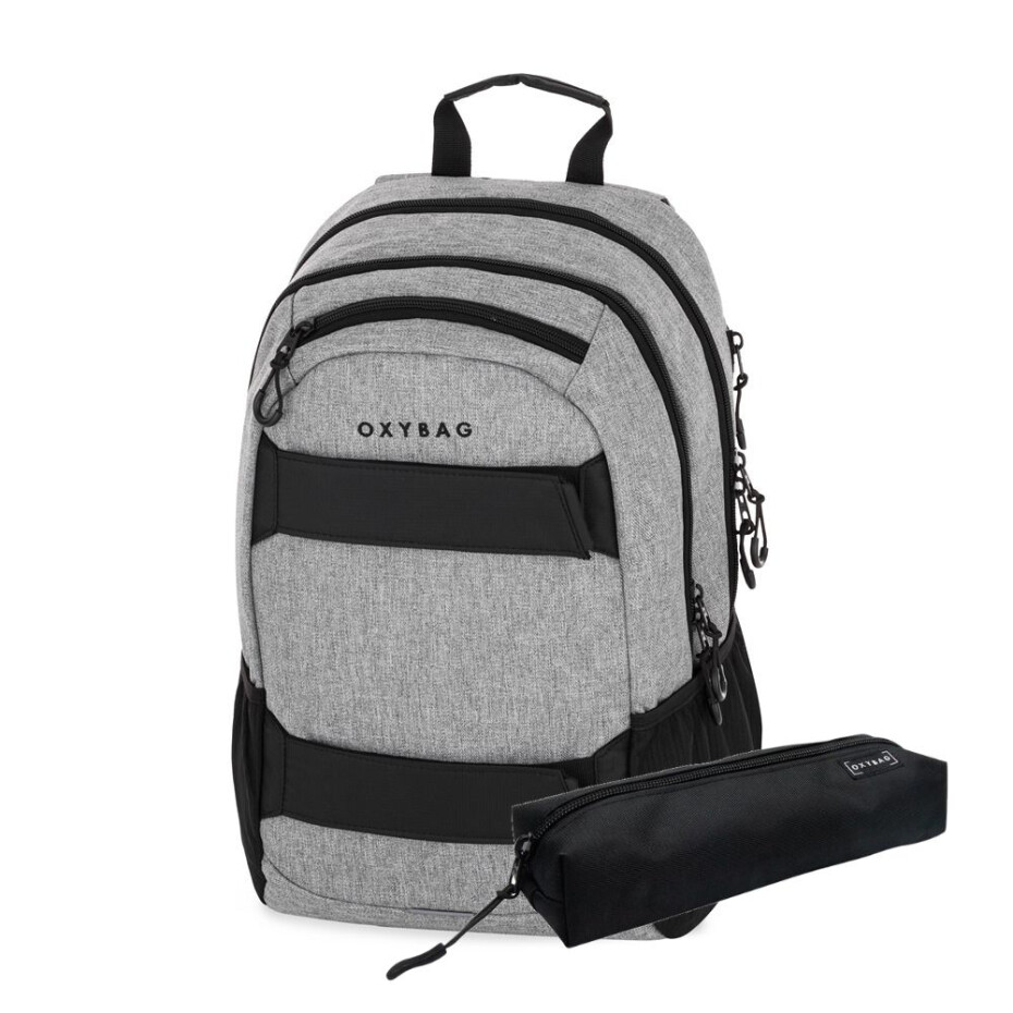 Oxy Sport Studentský batoh - Grey Melange - main (0)