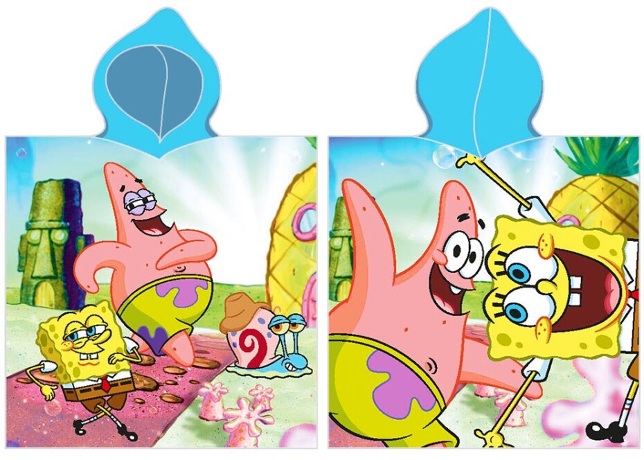 Dětské pončo Sponge Bob a Patrick - main (0)