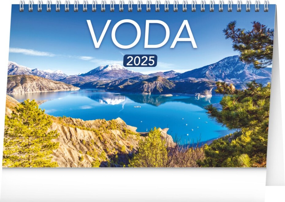 Kalendář 2025 stolní: Voda CZ/SK, 23,1 × 14,5 cm - main (0)