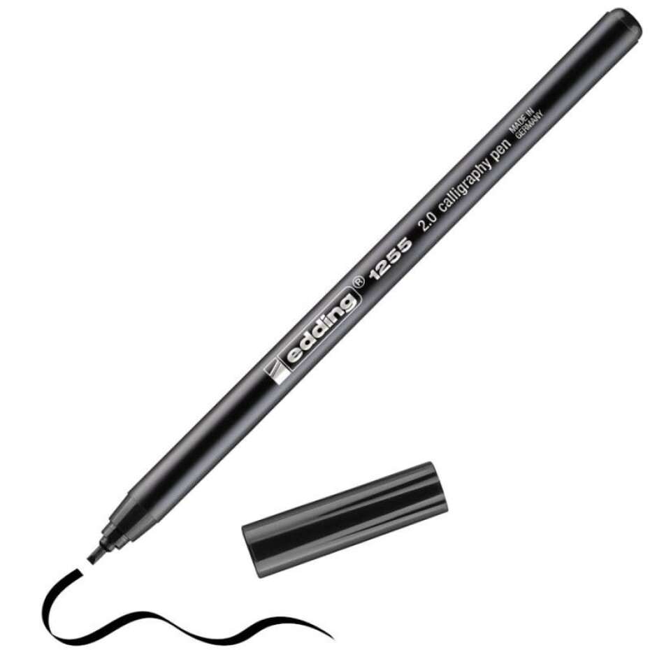 Edding Kaligrafický popisovač 1255 - černý, 2 mm - main (0)