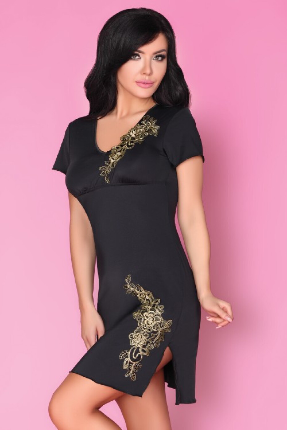 LivCo Corsetti Módní košile Medea Black S/M - main (4)