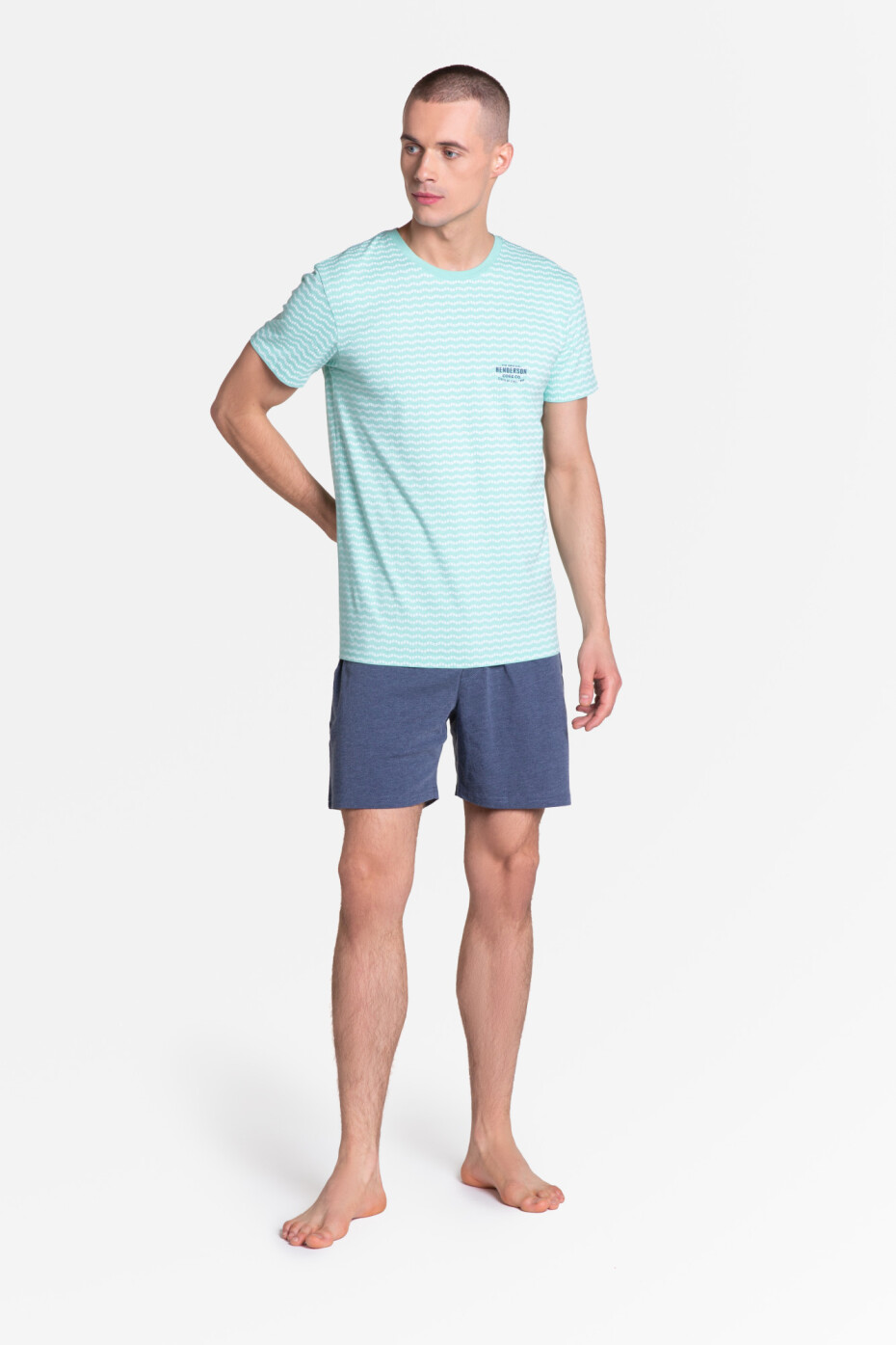 Pyžamo Lobe 38875-70X Mint blue - Henderson M - main (0)