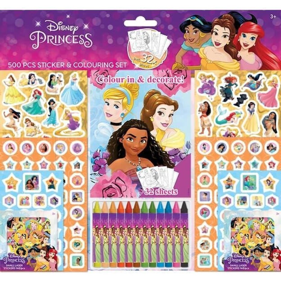 Disney Princezny - Samolepkový set 500 - main (0)